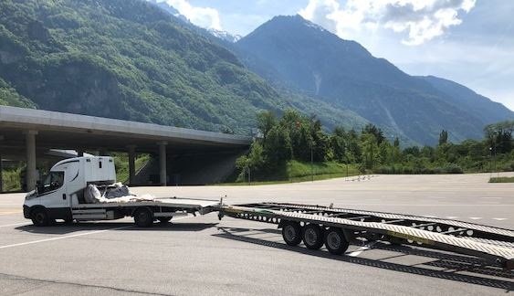 Camionneur polonais pincé en Valais